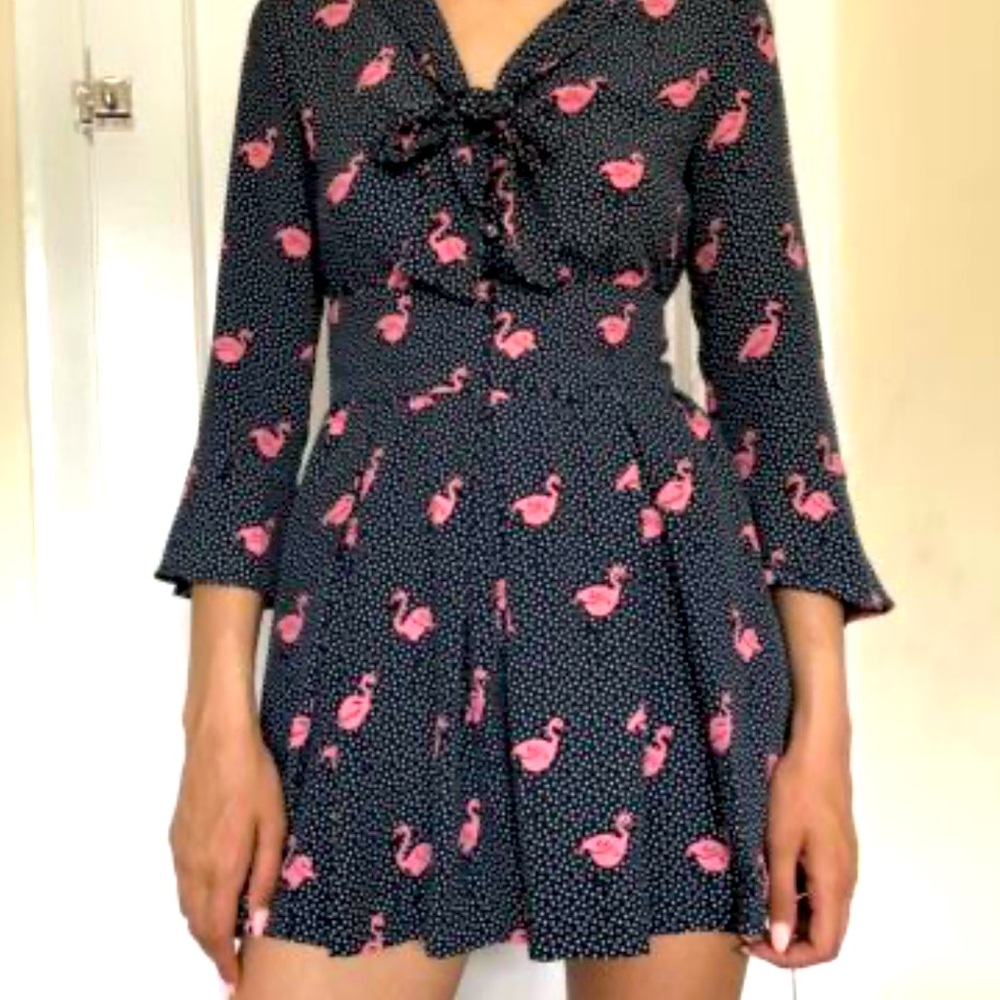Zara flamingo romper - Picture 1 of 6